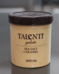 Sea salt caramel gelato